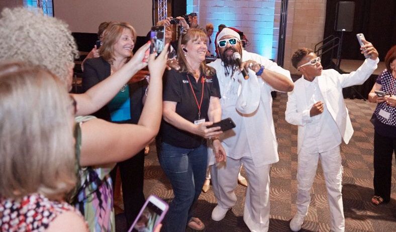 Sir Earl Toon performs at Rocks Digital Marketing Conference