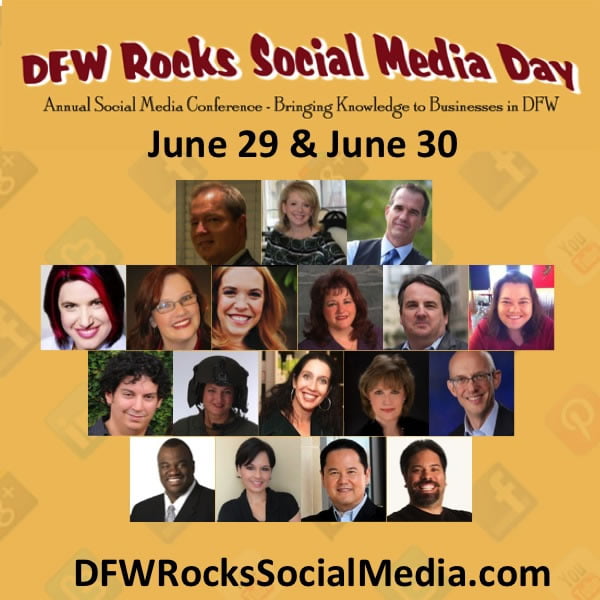 DFW Rocks Social Media 2013 Speakers