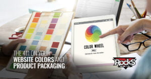Website colors and product packaging matters.