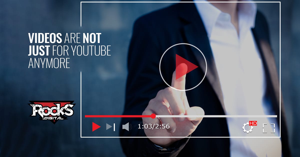 Videos are not just for youtube anymore.