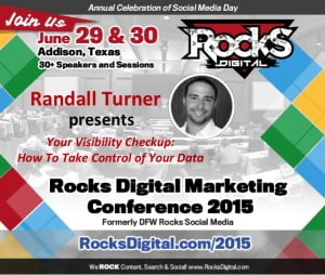 Randall Turner, Digital Marketing Expert to Speak at Rocks Digital Marketing Conference
