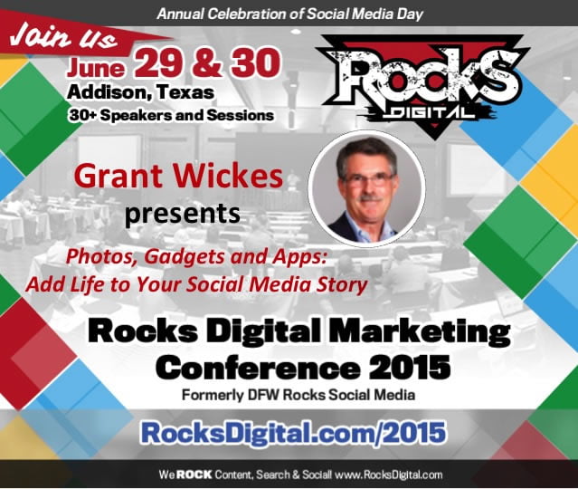 Grant Wickes, Social Media Speaker at Rocks Digital Marketing Conference 2015