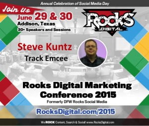 Steve Kuntz, Rocks Digital Marketing Conference 2015 Emcee