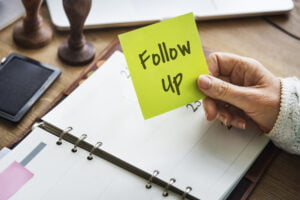 Always Follow up with Connections
