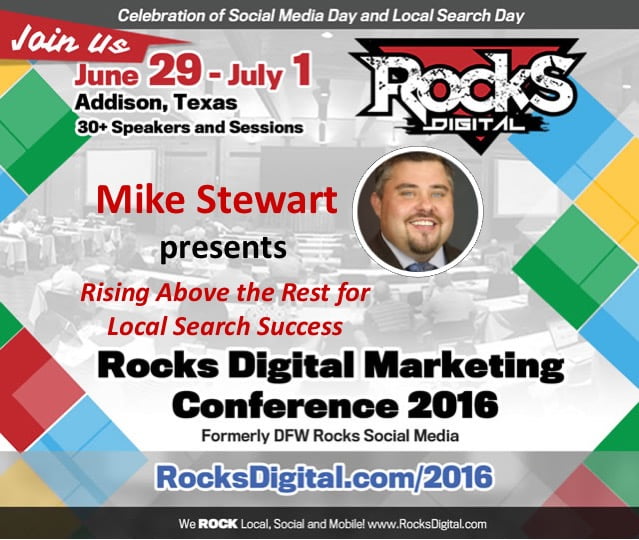 Mike Stewart Local SEO Speaker Rocks Digital Marketing Conference 2016