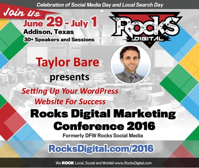 Taylor Bare WordPress Speaker Rocks Digital Marketing Conference 2016