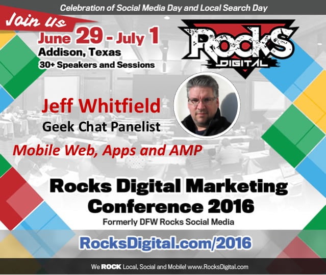 Jeff Whitfield, Rocks Digital Marketing Conference Dallas 2016