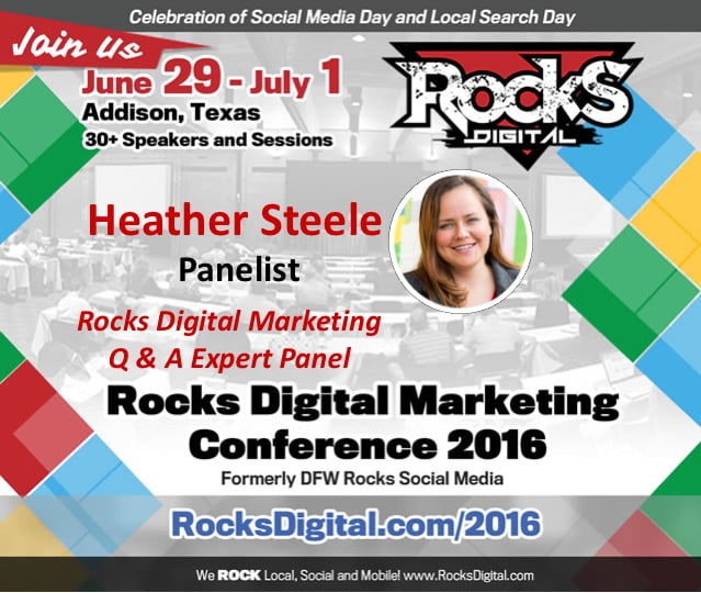 Heather Steele, Rocks Digital Marketing Conference 2016