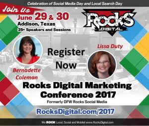 Rocks Digital Marketing Conference Dallas 2017