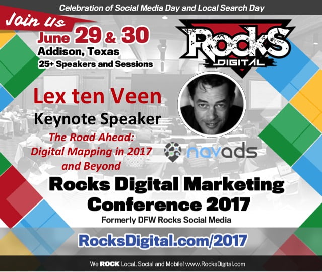 Lex ten Veen, CEO of Navads, Rocks Digital Marketing Conference