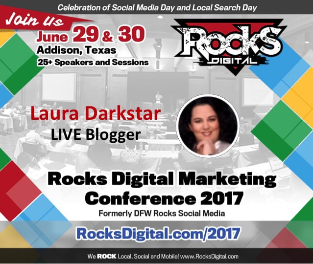 Laura Darkstar, Live Blogger at Rocks Digital 2017