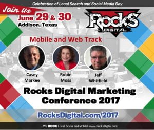 Rocks Digital 2017 Mobile and Web Track Speakers
