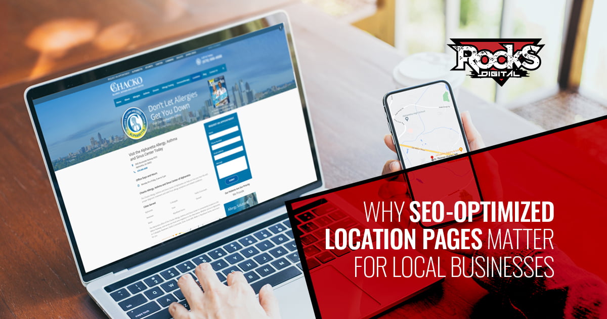 Location page for SEO