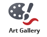 Art gallery website icon.