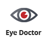 Eye doctor website icon.
