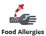 Food allergy website icon.