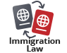 Immigration law website icon.