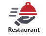 Restaurant website icon.