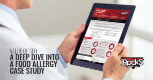 Food allergy SEO case study.