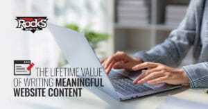Value of quality website content.