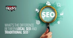 Local and traditional SEO differences.