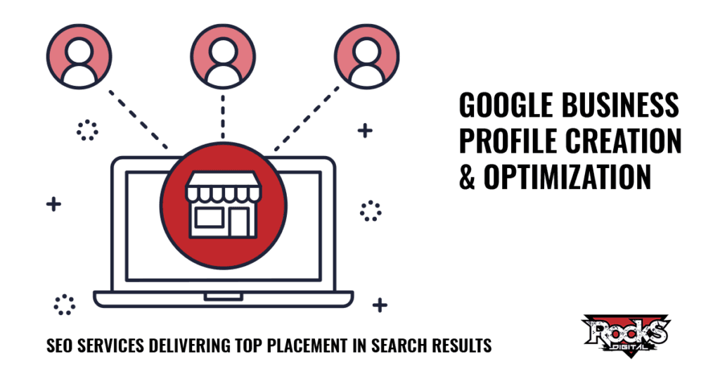 People finding a local business online via Google Maps by way of Google Business Profile and Optimization services provided by Rocks Digital.