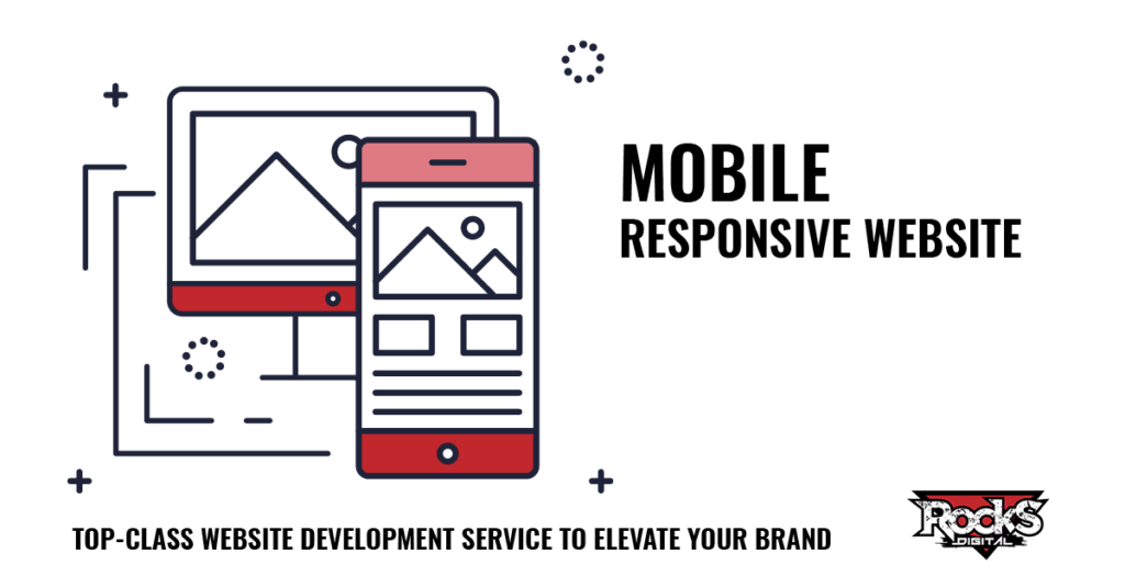 Mobile responsive website design.