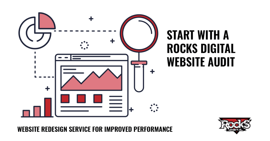 Start with a rocks digital website audit.