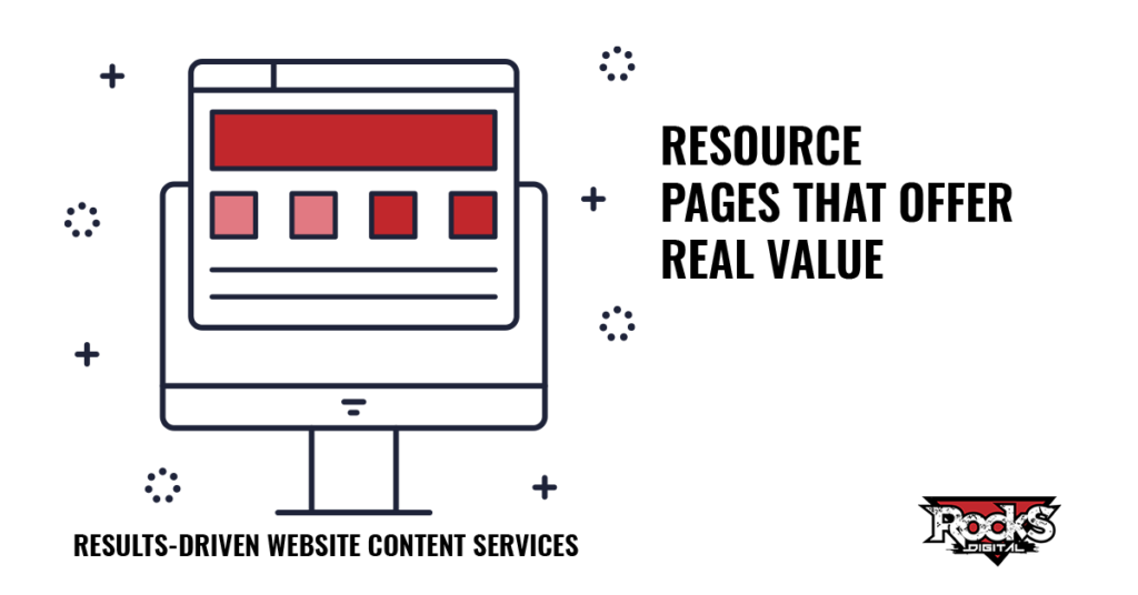 Resource pages that offer real value.