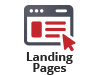 Landing page design services optimized for conversions, lead generation and campaigns.