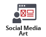 Social media graphic design services for engaging posts, ads and branded content.