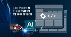 AI for business website building.