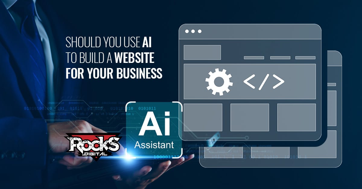 AI for business website building.