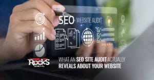SEO website audit results.