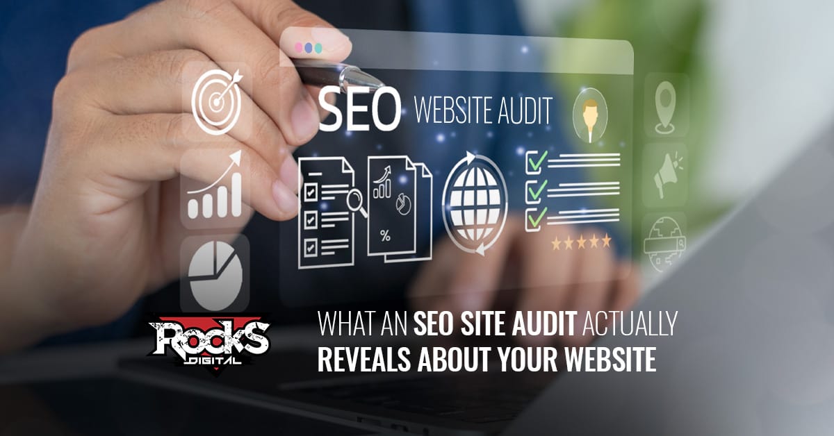 SEO website audit results.