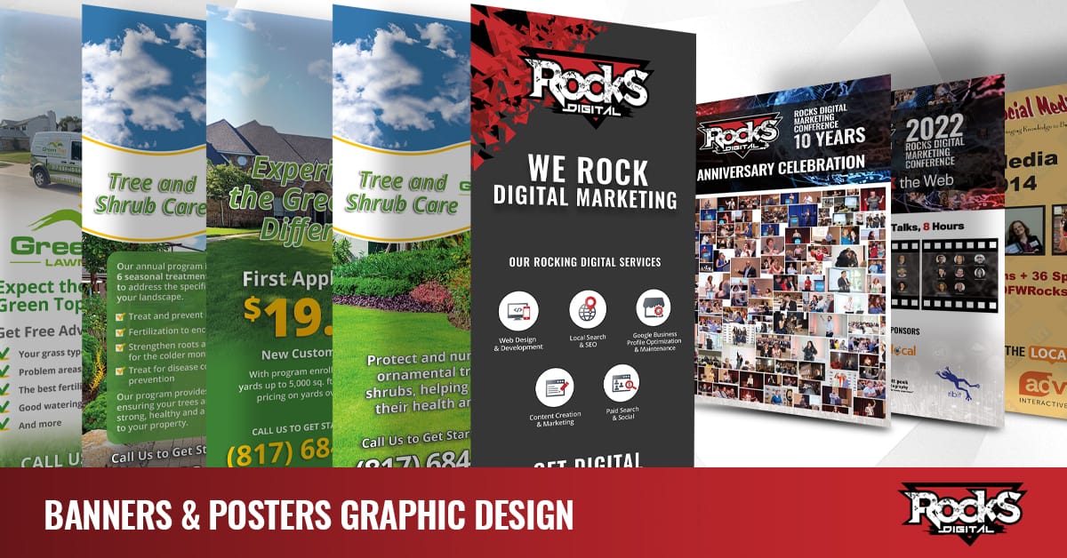 Banner and poster design.