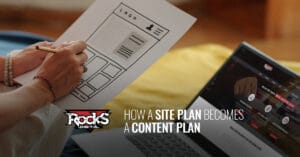 Moving from a site plan to a content plan.